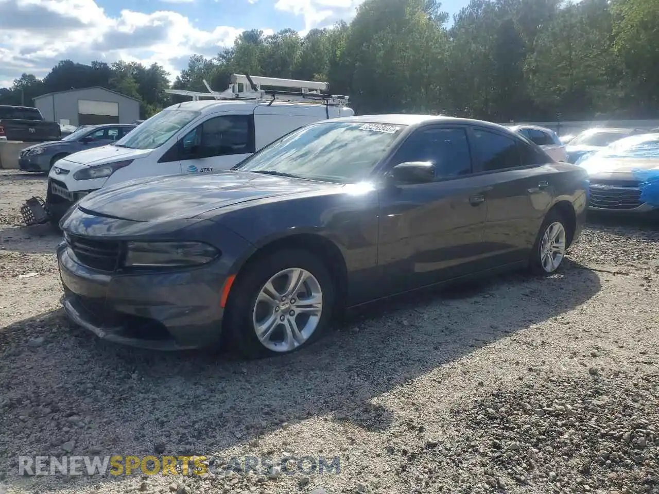 1 Photograph of a damaged car 2C3CDXBG3PH656790 DODGE CHARGER 2023