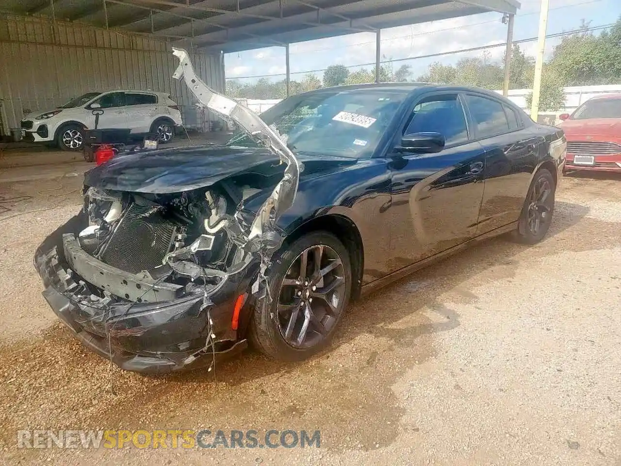 1 Фотография поврежденного автомобиля 2C3CDXBG3PH666395 DODGE CHARGER 2023