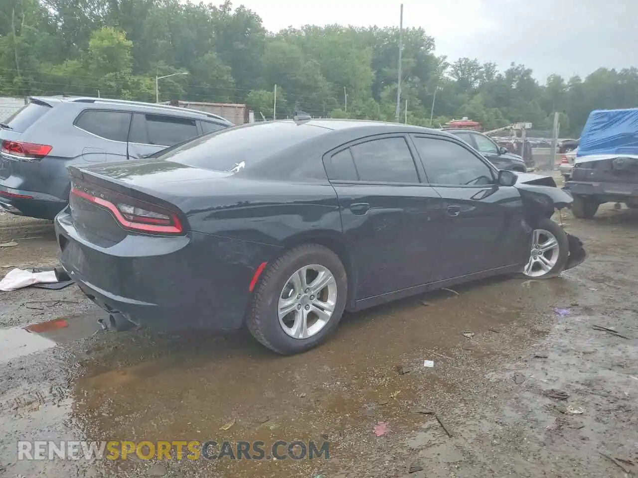 3 Photograph of a damaged car 2C3CDXBG3PH673654 DODGE CHARGER 2023