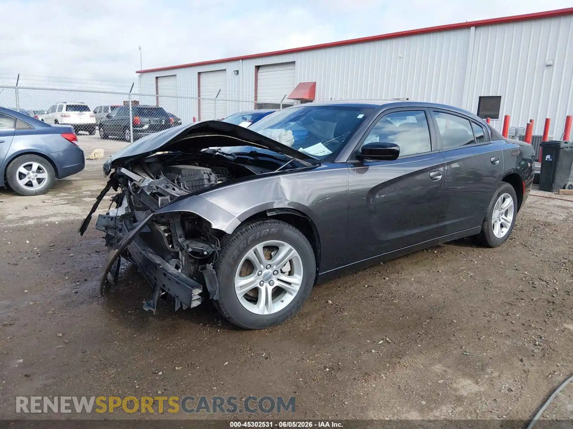 2 Photograph of a damaged car 2C3CDXBG3PH699722 DODGE CHARGER 2023