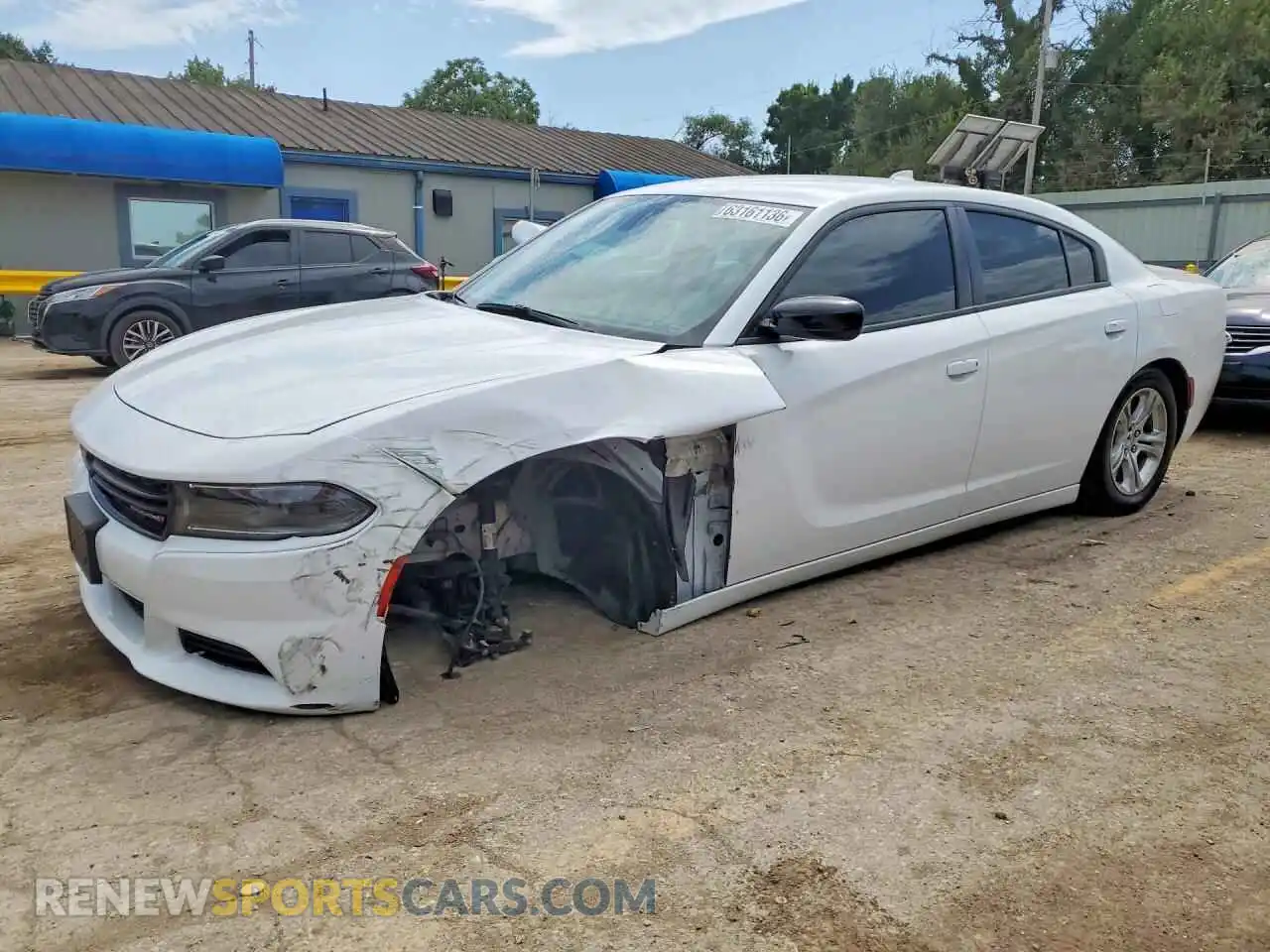 1 Photograph of a damaged car 2C3CDXBG3PH701162 DODGE CHARGER 2023