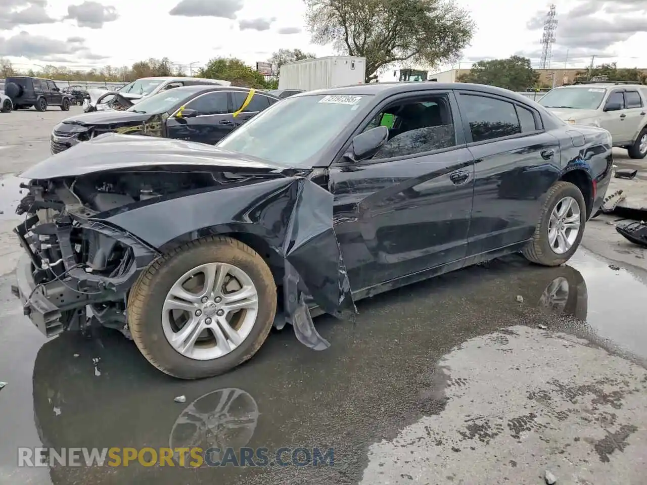 1 Photograph of a damaged car 2C3CDXBG3PH701419 DODGE CHARGER 2023