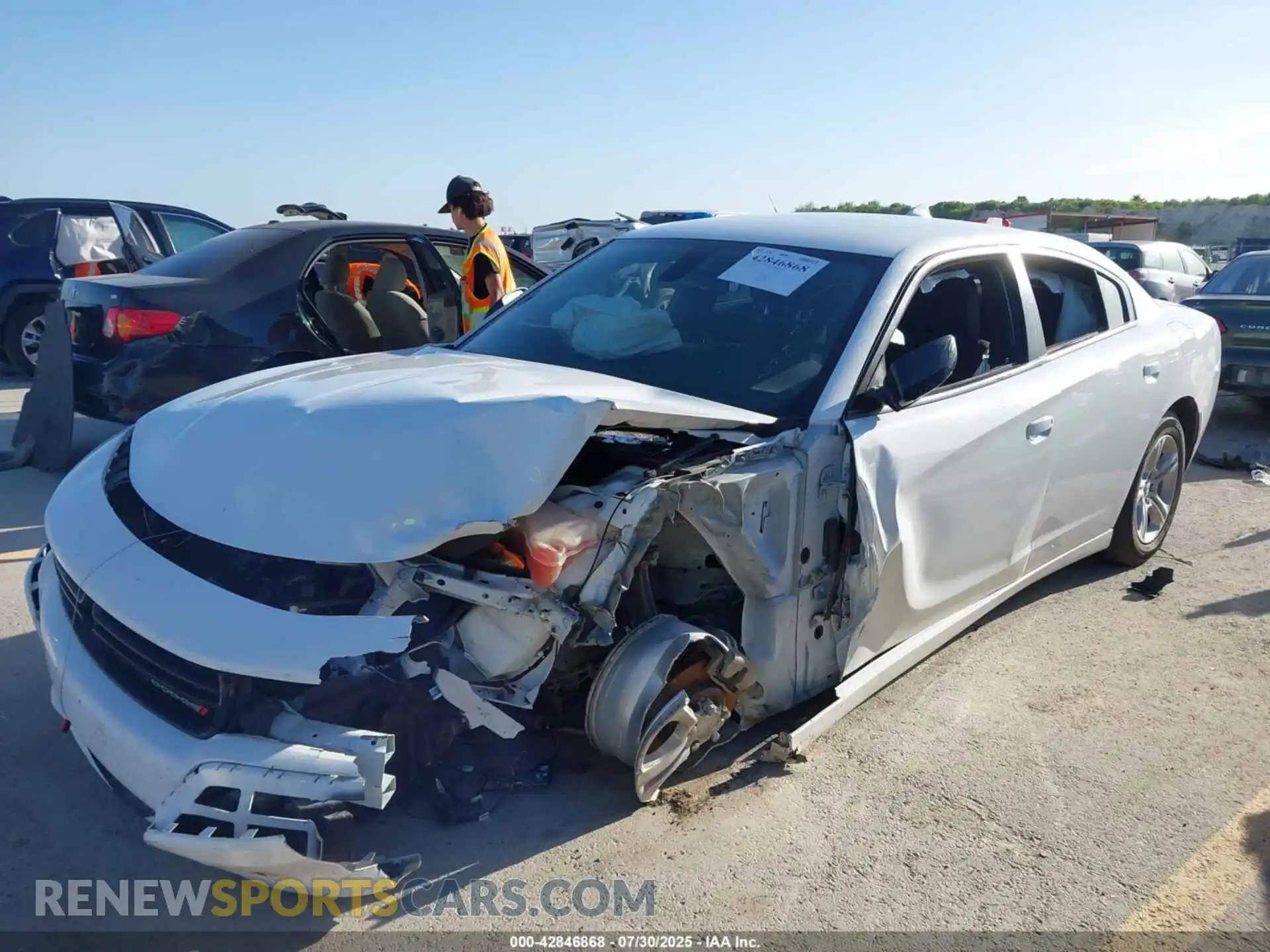 2 Photograph of a damaged car 2C3CDXBG4PH530406 DODGE CHARGER 2023