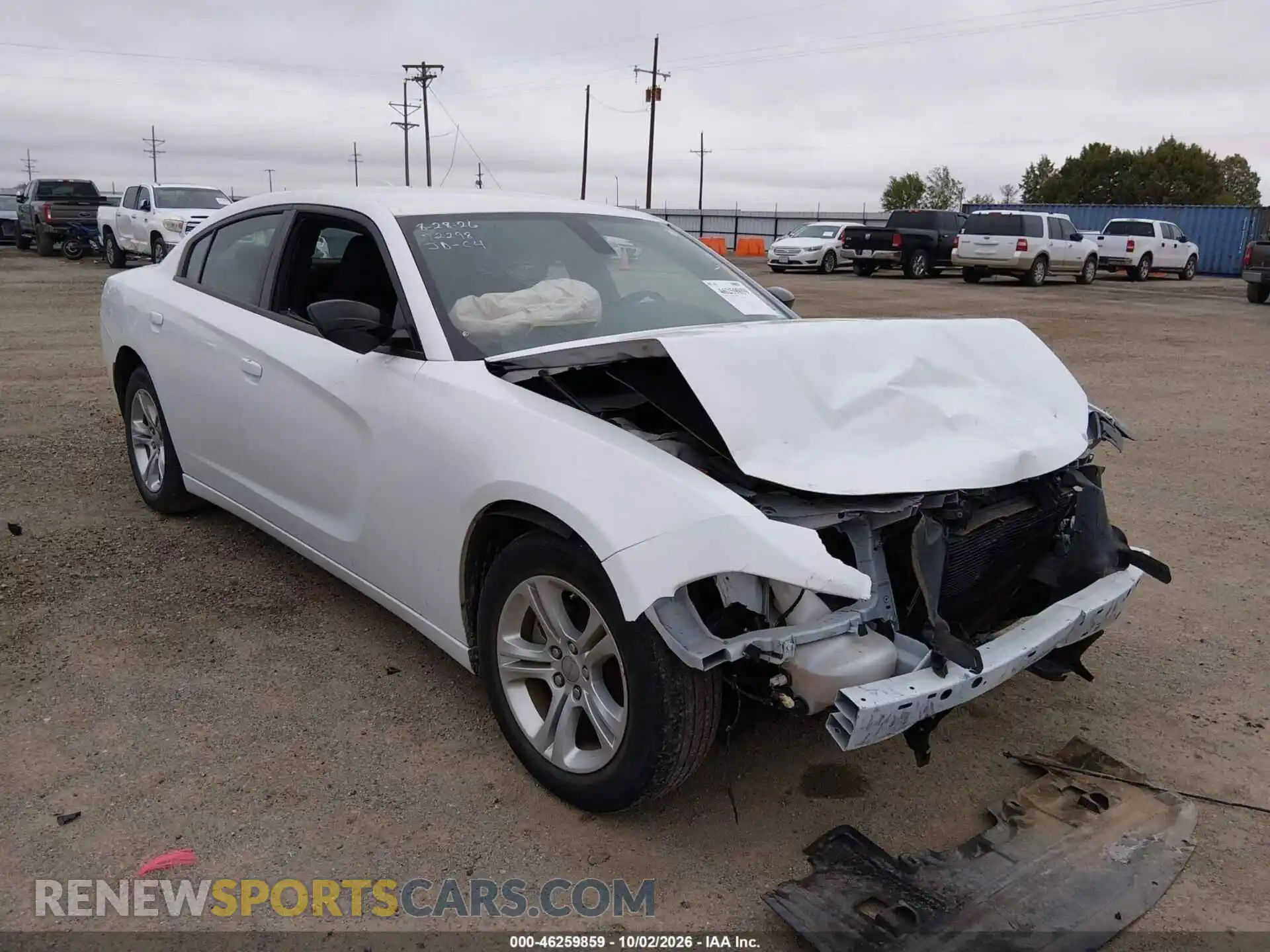 1 Photograph of a damaged car 2C3CDXBG4PH564426 DODGE CHARGER 2023