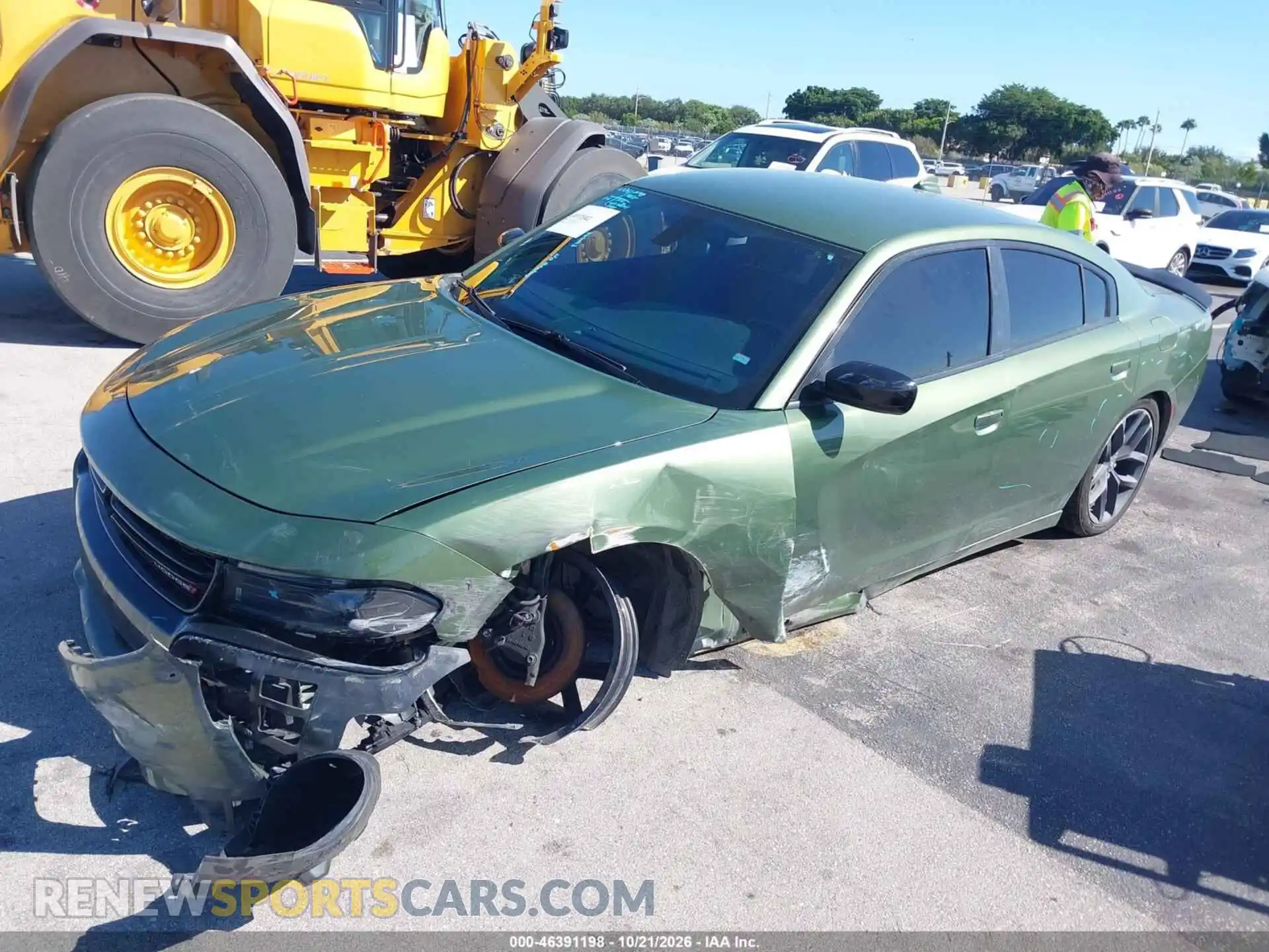 2 fotografías del automóvil dañado 2C3CDXBG4PH592324 DODGE CHARGER 2023