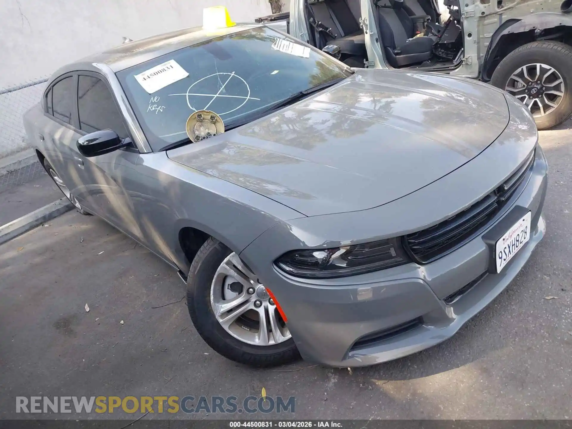 1 Photograph of a damaged car 2C3CDXBG4PH636192 DODGE CHARGER 2023