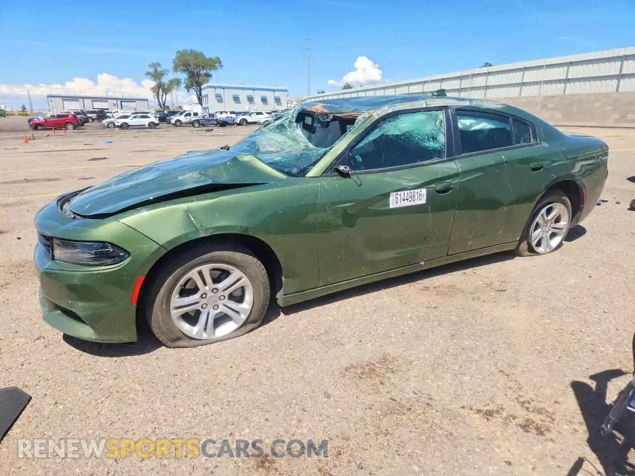 1 Photograph of a damaged car 2C3CDXBG4PH639948 DODGE CHARGER 2023