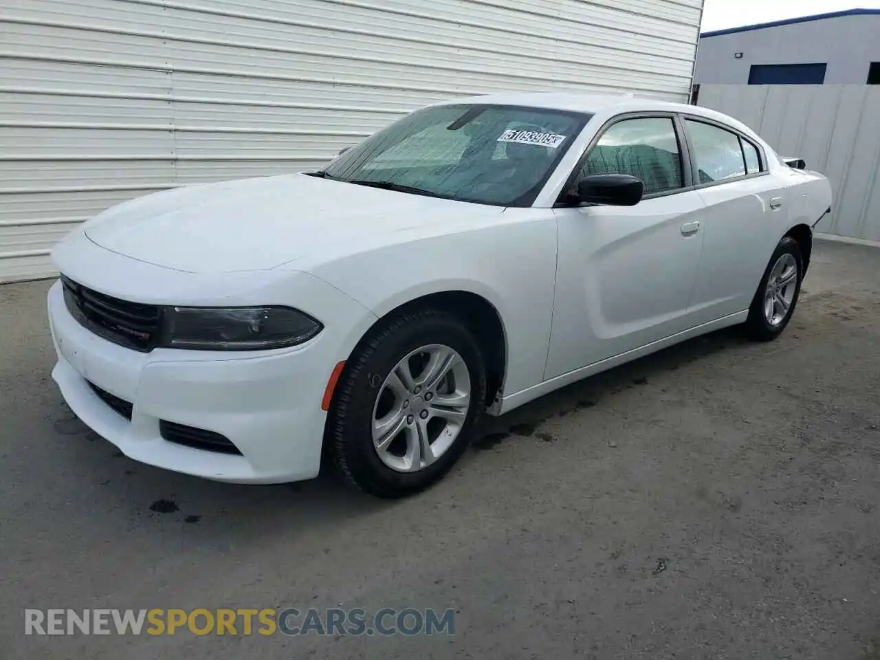 1 Photograph of a damaged car 2C3CDXBG4PH704202 DODGE CHARGER 2023