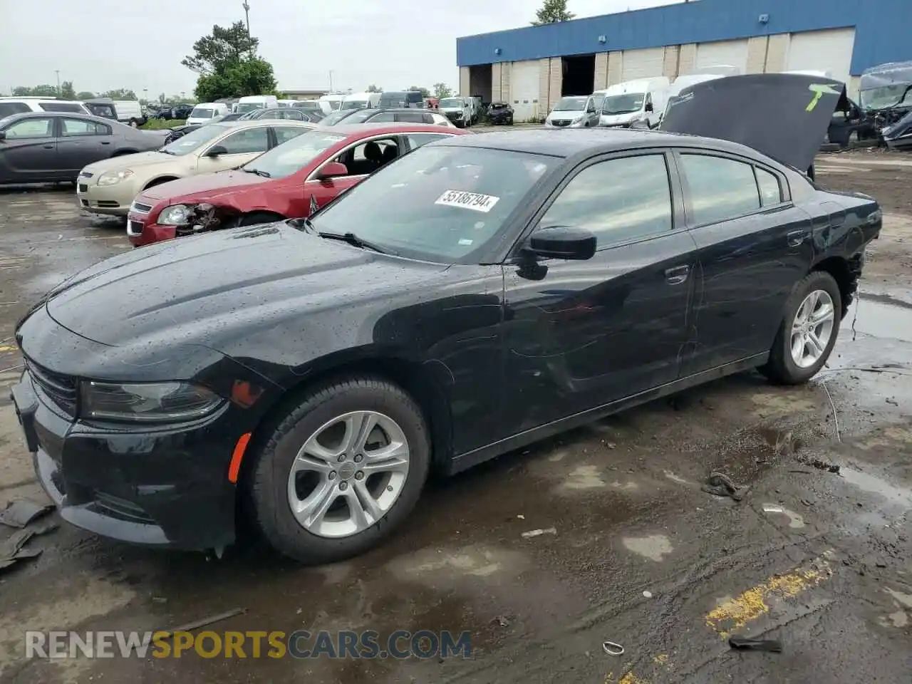 1 Photograph of a damaged car 2C3CDXBG5PH506213 DODGE CHARGER 2023
