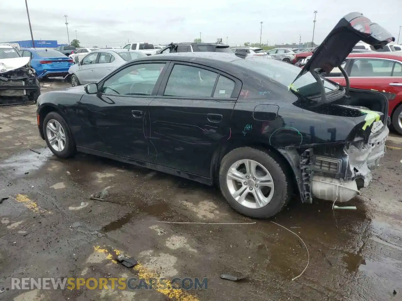 2 Photograph of a damaged car 2C3CDXBG5PH506213 DODGE CHARGER 2023
