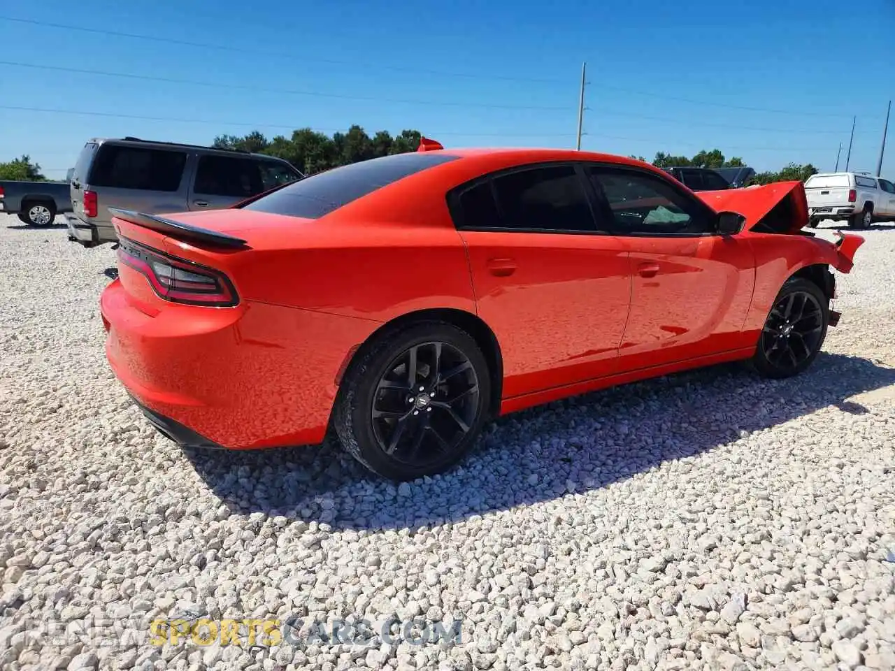 3 fotografías del automóvil dañado 2C3CDXBG5PH516739 DODGE CHARGER 2023