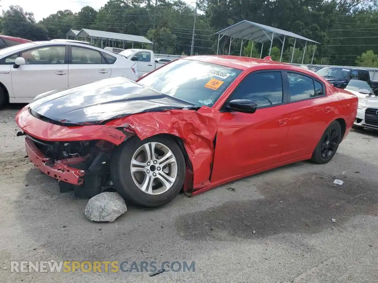 1 Photograph of a damaged car 2C3CDXBG5PH530494 DODGE CHARGER 2023