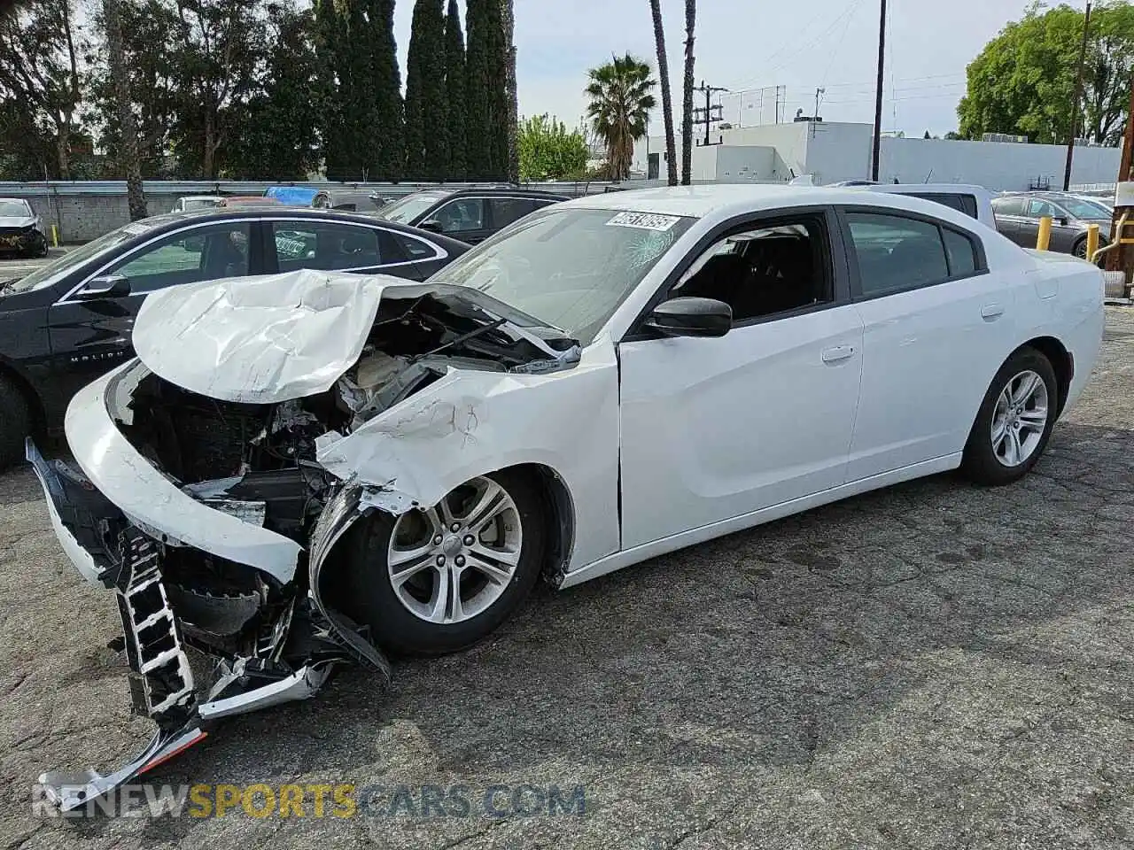 1 Photograph of a damaged car 2C3CDXBG5PH547490 DODGE CHARGER 2023