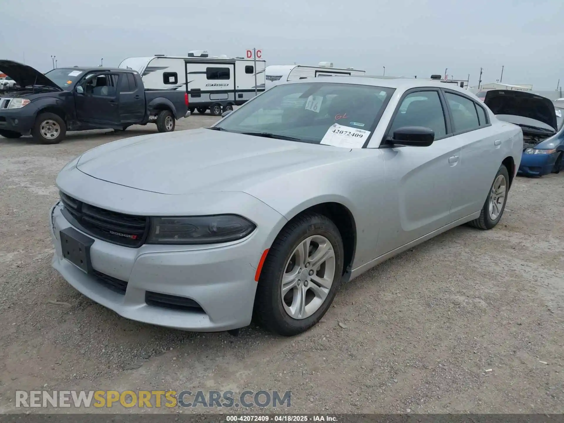 2 Photograph of a damaged car 2C3CDXBG5PH674174 DODGE CHARGER 2023