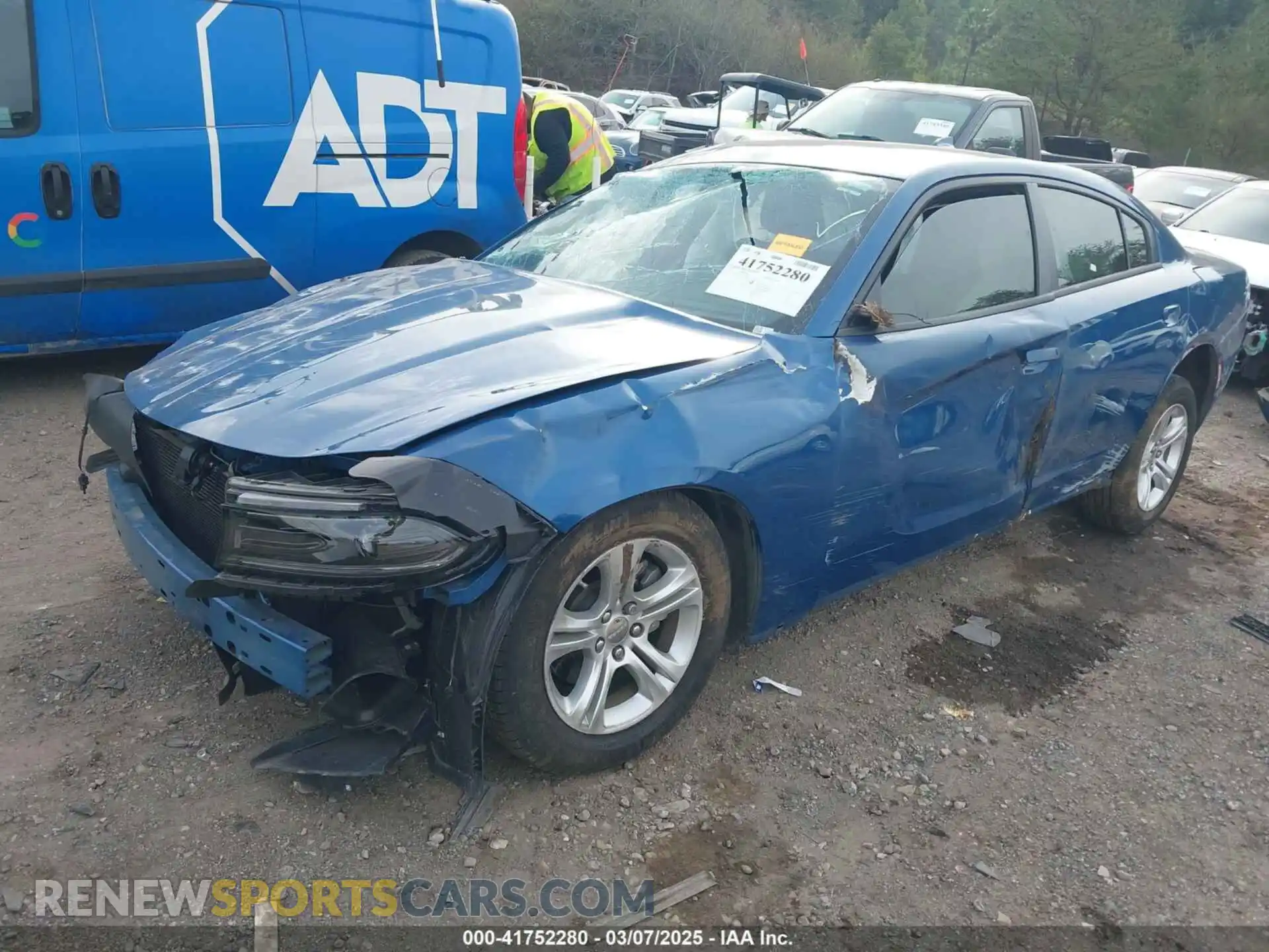 2 Фотография поврежденного автомобиля 2C3CDXBG5PH675020 DODGE CHARGER 2023