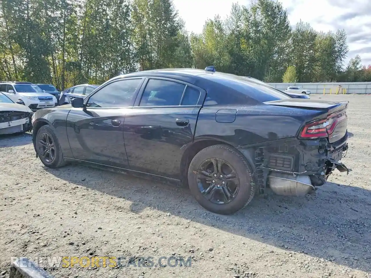 2 fotografías del automóvil dañado 2C3CDXBG5PH687765 DODGE CHARGER 2023