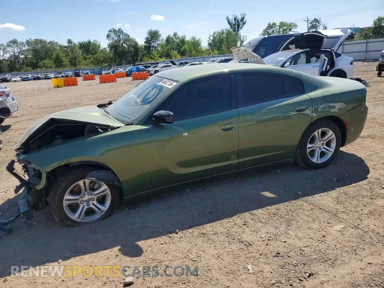 1 Photograph of a damaged car 2C3CDXBG5PH698054 DODGE CHARGER 2023