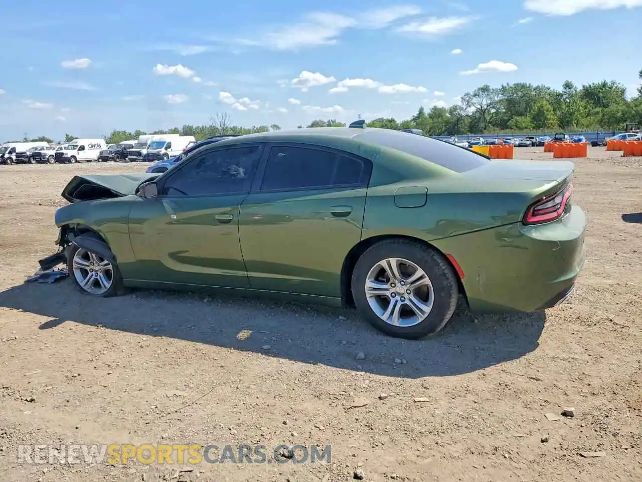 2 Photograph of a damaged car 2C3CDXBG5PH698054 DODGE CHARGER 2023