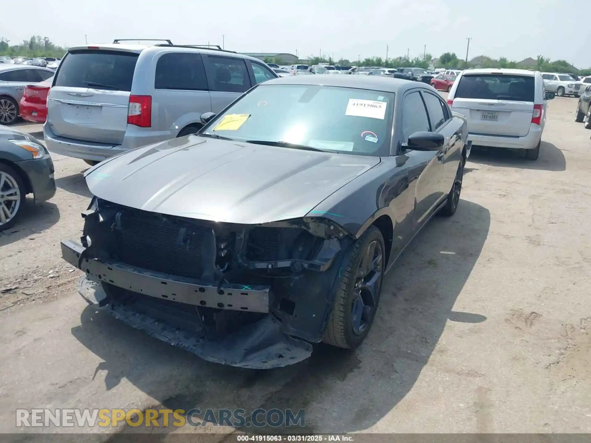 2 Photograph of a damaged car 2C3CDXBG6PH509377 DODGE CHARGER 2023