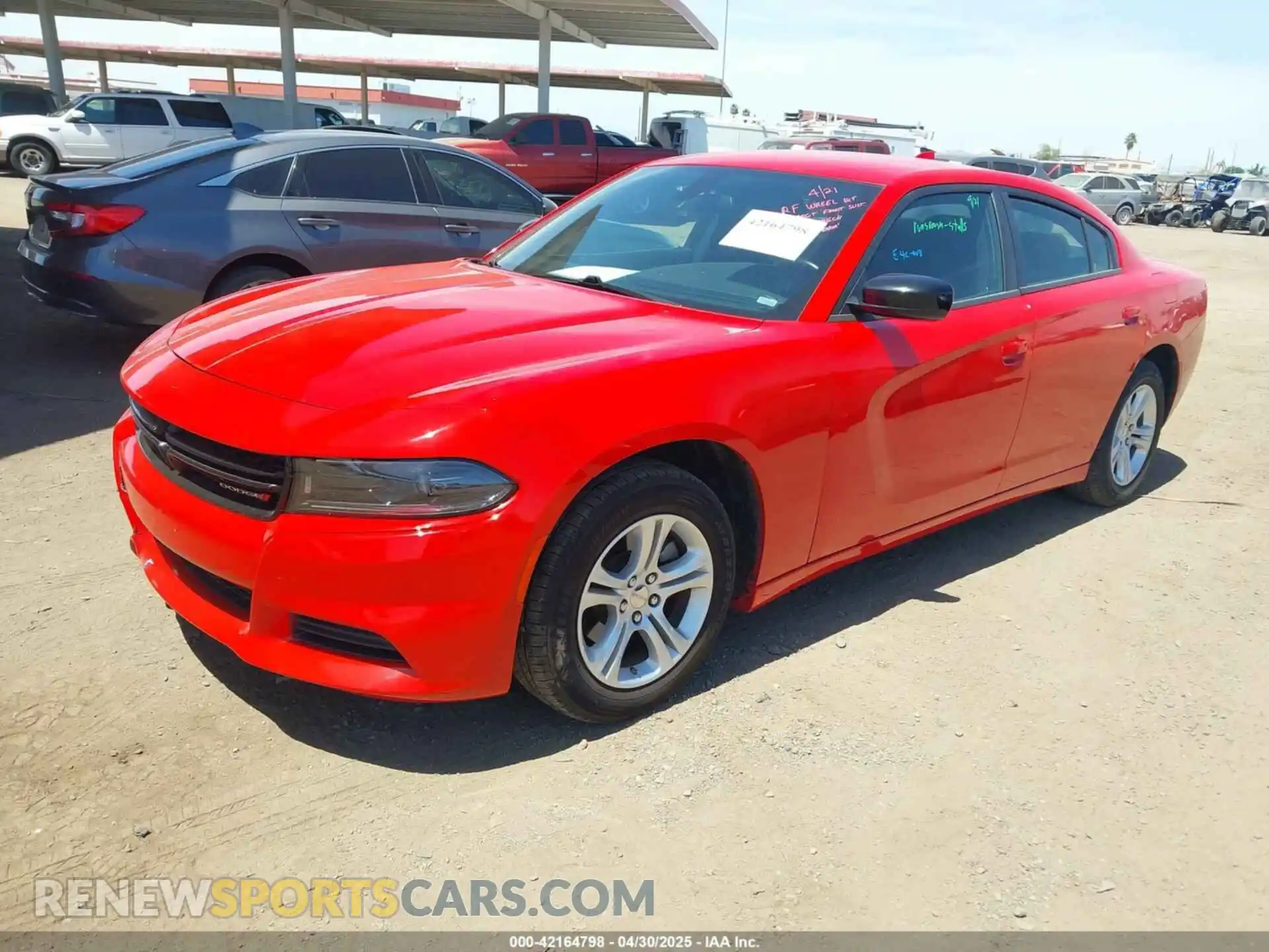 2 Photograph of a damaged car 2C3CDXBG6PH531430 DODGE CHARGER 2023