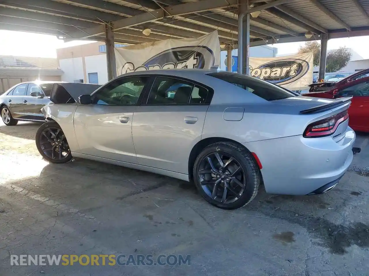 2 Photograph of a damaged car 2C3CDXBG6PH595581 DODGE CHARGER 2023