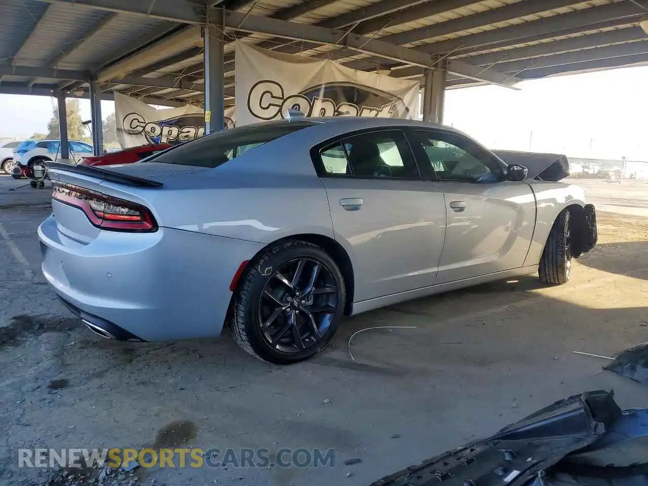 3 Photograph of a damaged car 2C3CDXBG6PH595581 DODGE CHARGER 2023