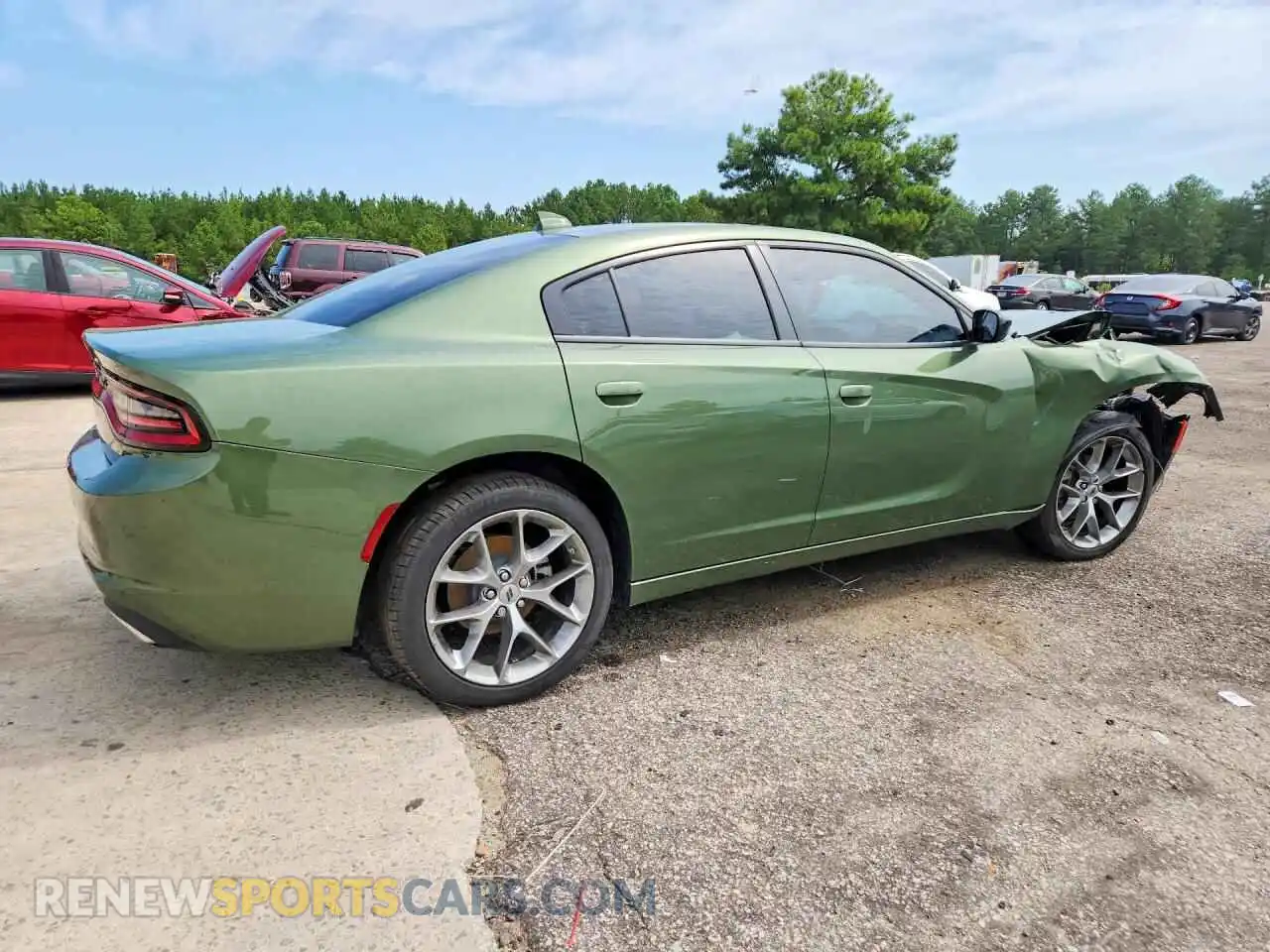 3 Photograph of a damaged car 2C3CDXBG6PH612878 DODGE CHARGER 2023