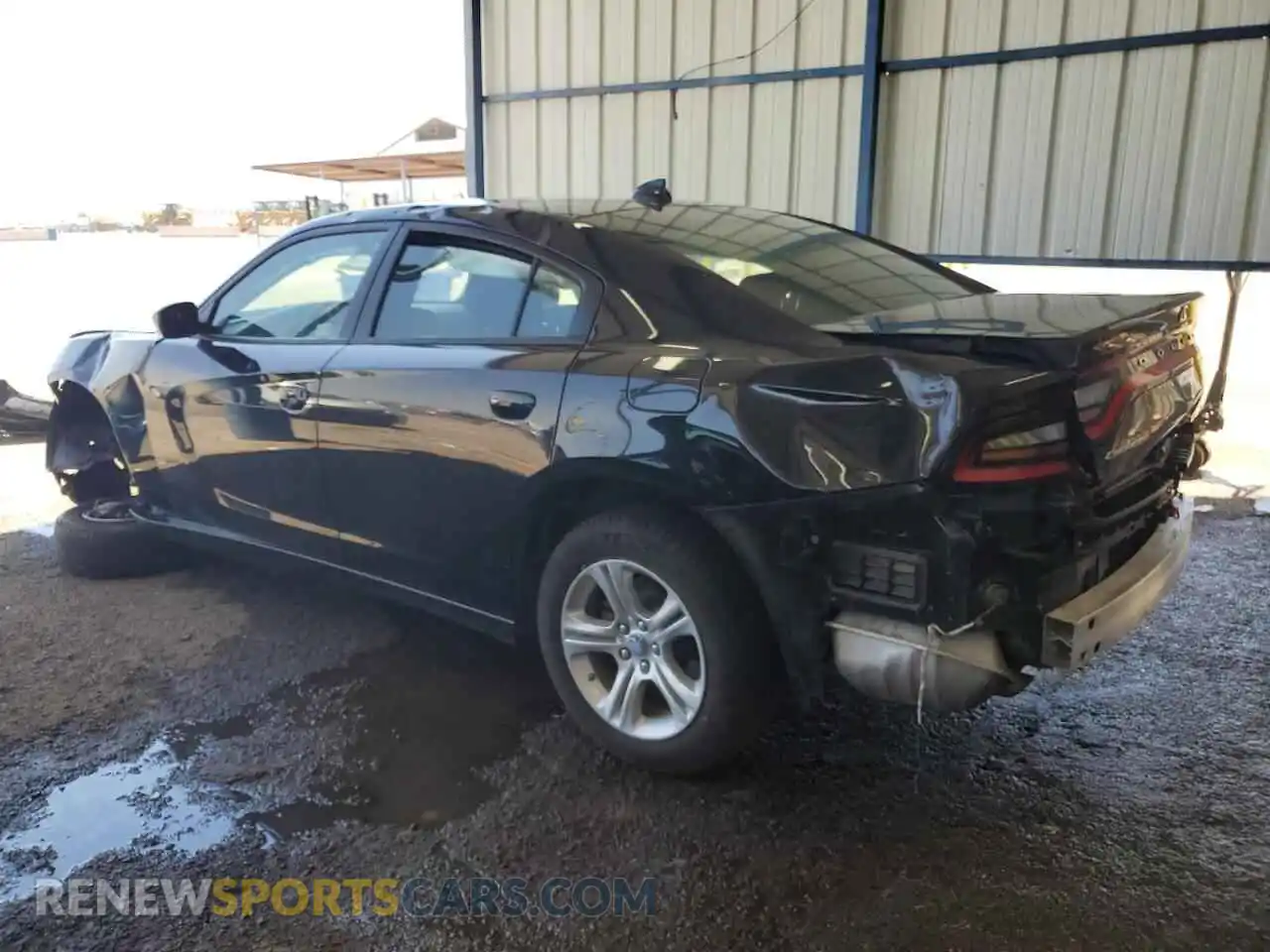 2 Photograph of a damaged car 2C3CDXBG6PH691033 DODGE CHARGER 2023