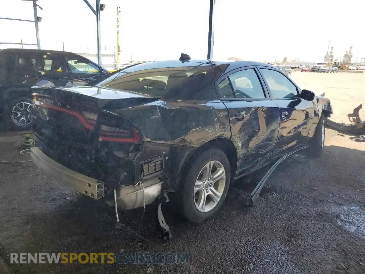 3 Photograph of a damaged car 2C3CDXBG6PH691033 DODGE CHARGER 2023