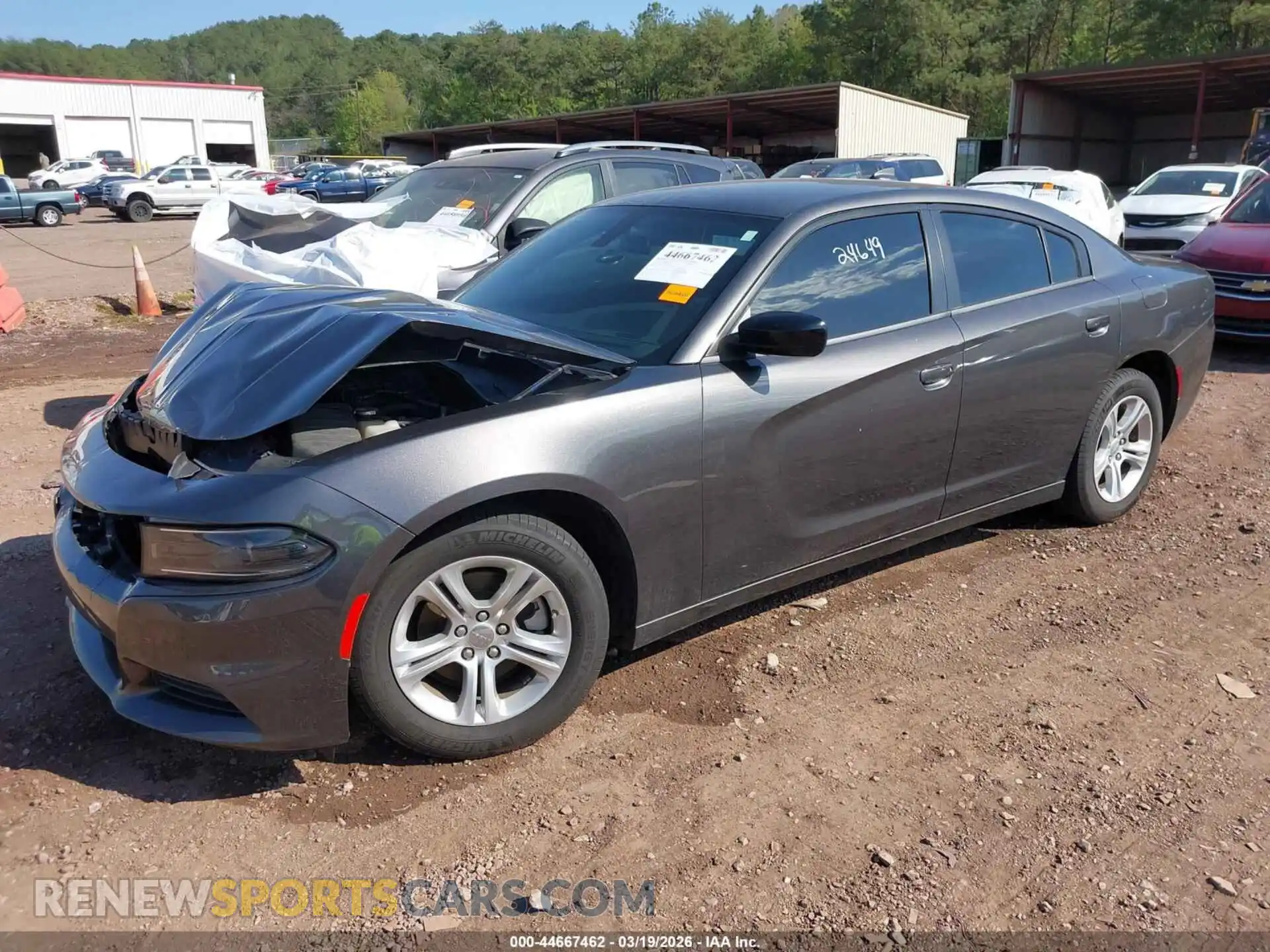 2 Photograph of a damaged car 2C3CDXBG6PH702693 DODGE CHARGER 2023