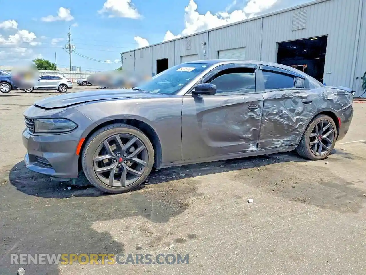 1 Photograph of a damaged car 2C3CDXBG7PH508450 DODGE CHARGER 2023