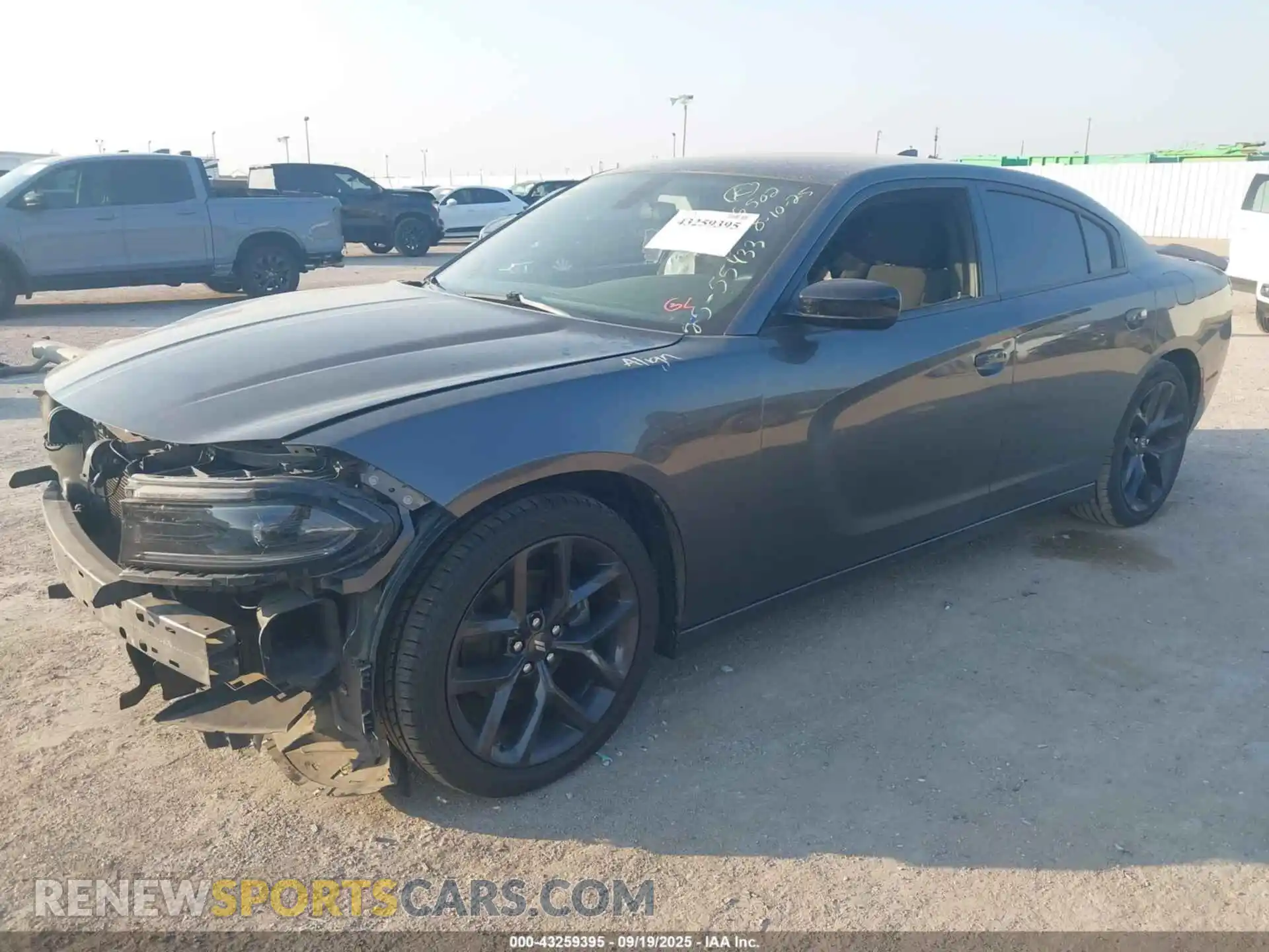 2 fotografías del automóvil dañado 2C3CDXBG7PH516502 DODGE CHARGER 2023