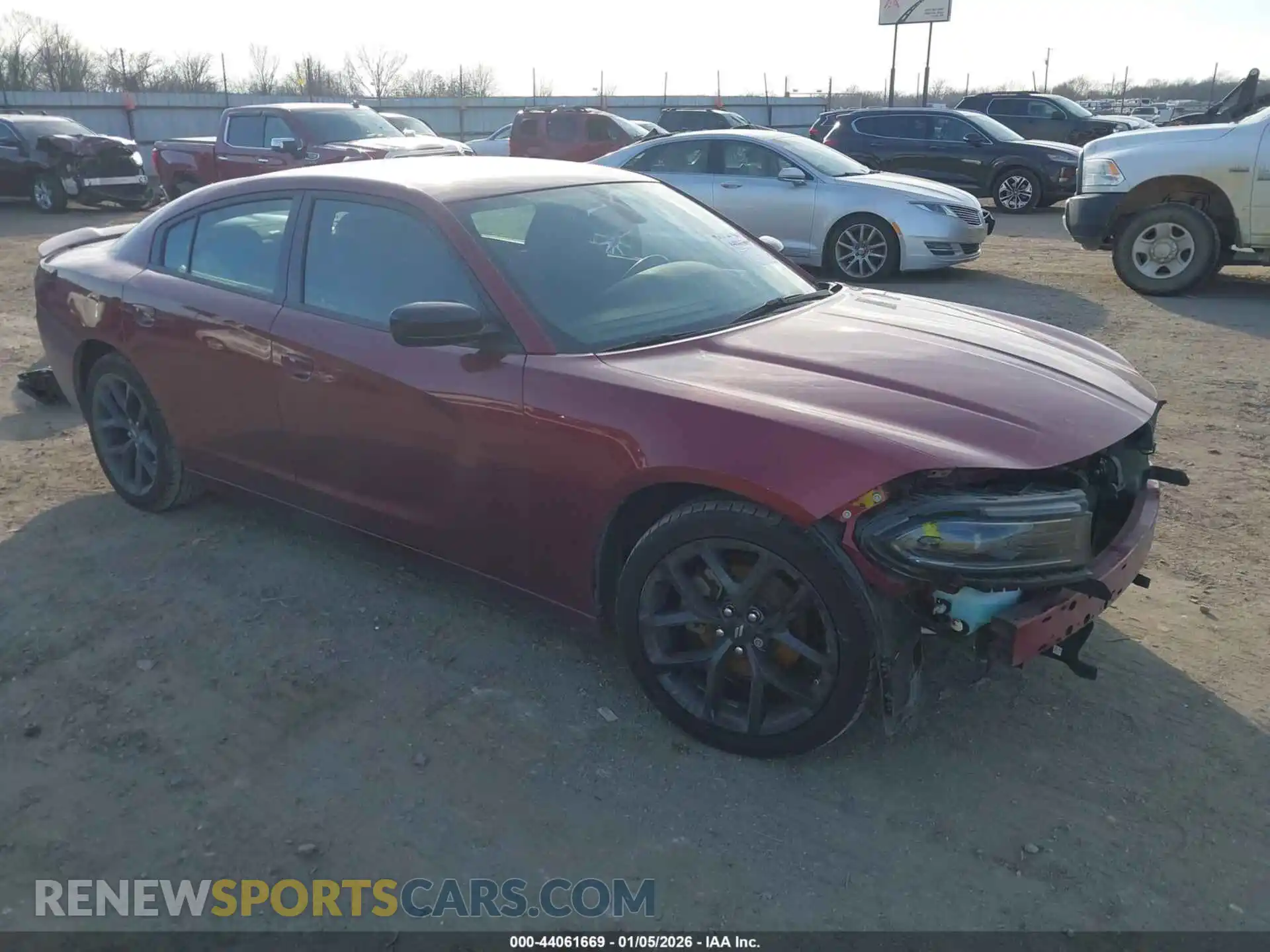 1 Photograph of a damaged car 2C3CDXBG7PH533266 DODGE CHARGER 2023