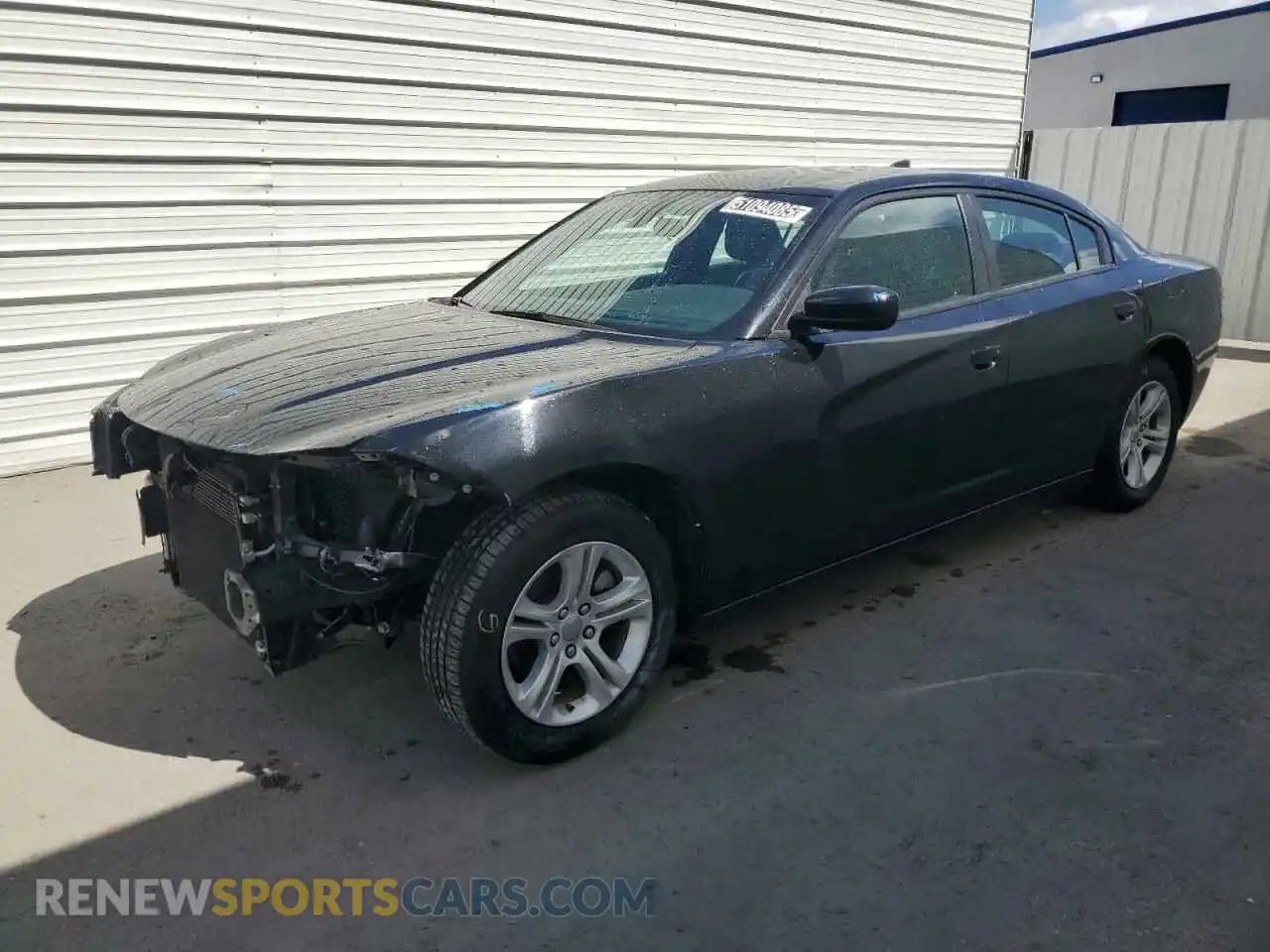 1 Photograph of a damaged car 2C3CDXBG7PH533347 DODGE CHARGER 2023