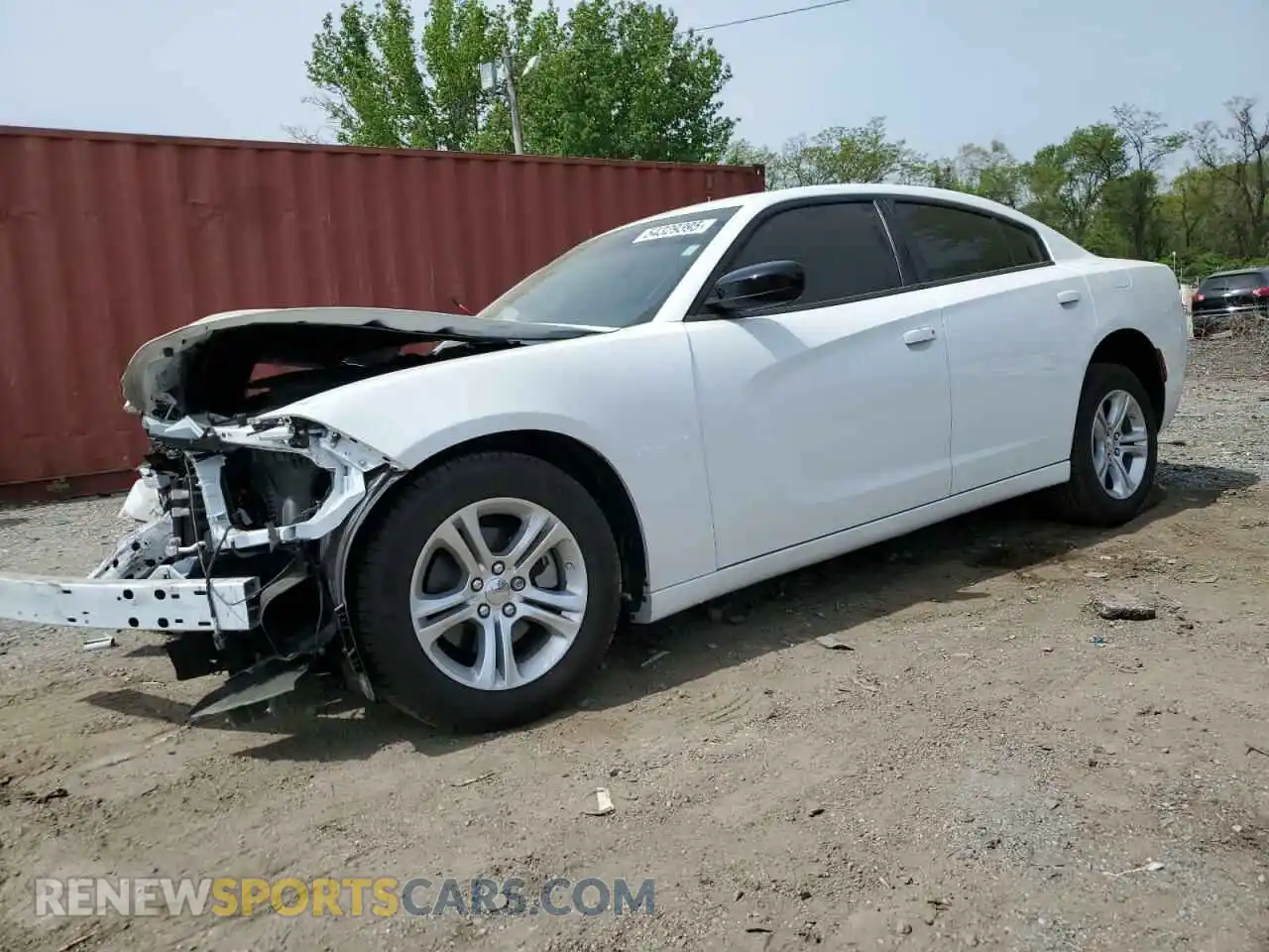 1 Photograph of a damaged car 2C3CDXBG7PH571970 DODGE CHARGER 2023