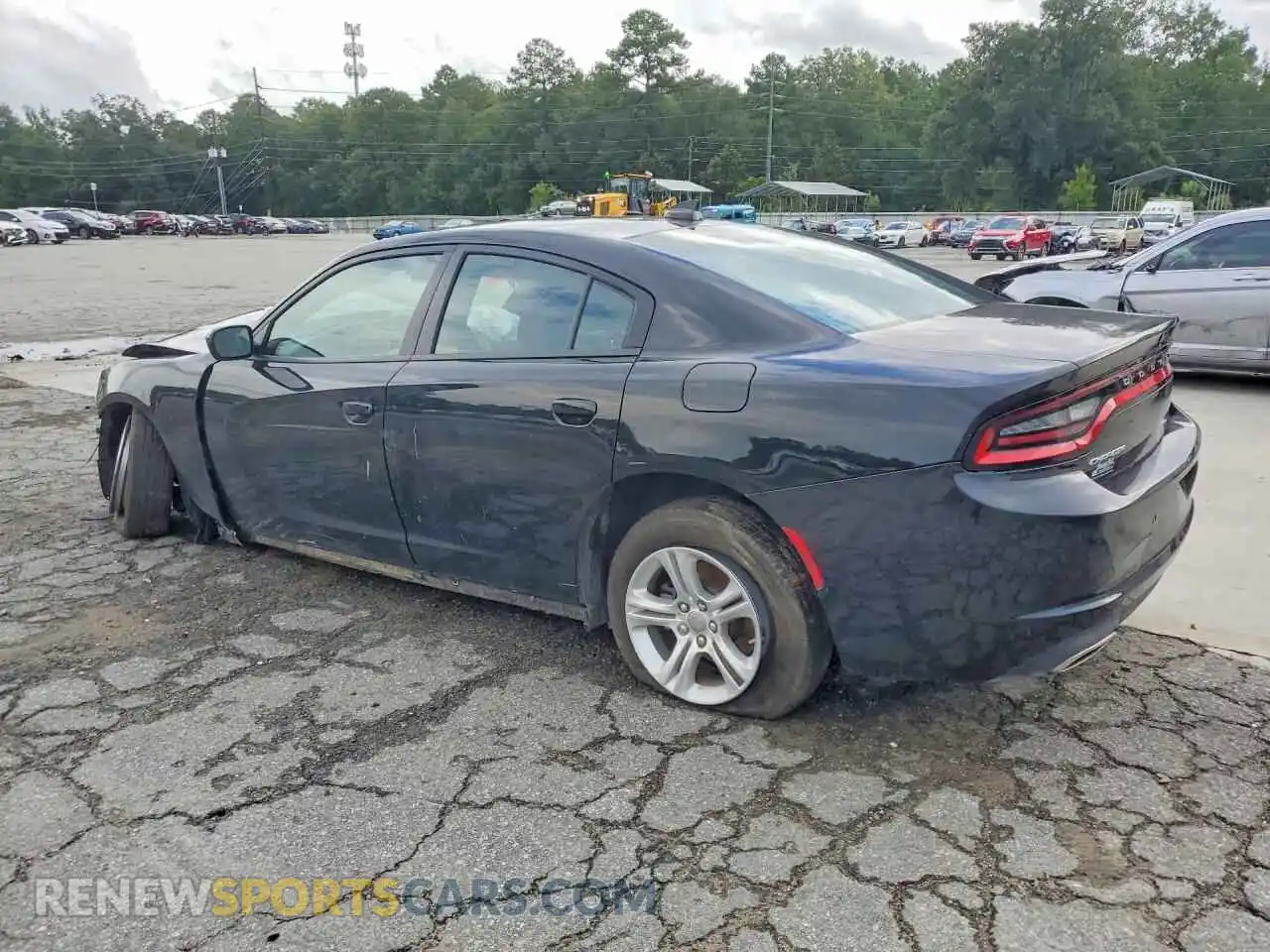 2 fotografías del automóvil dañado 2C3CDXBG7PH579549 DODGE CHARGER 2023