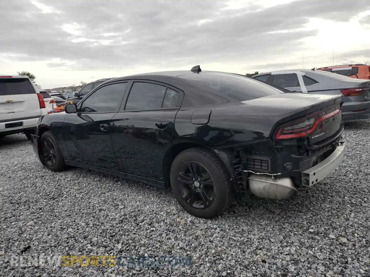 2 Photograph of a damaged car 2C3CDXBG7PH608435 DODGE CHARGER 2023