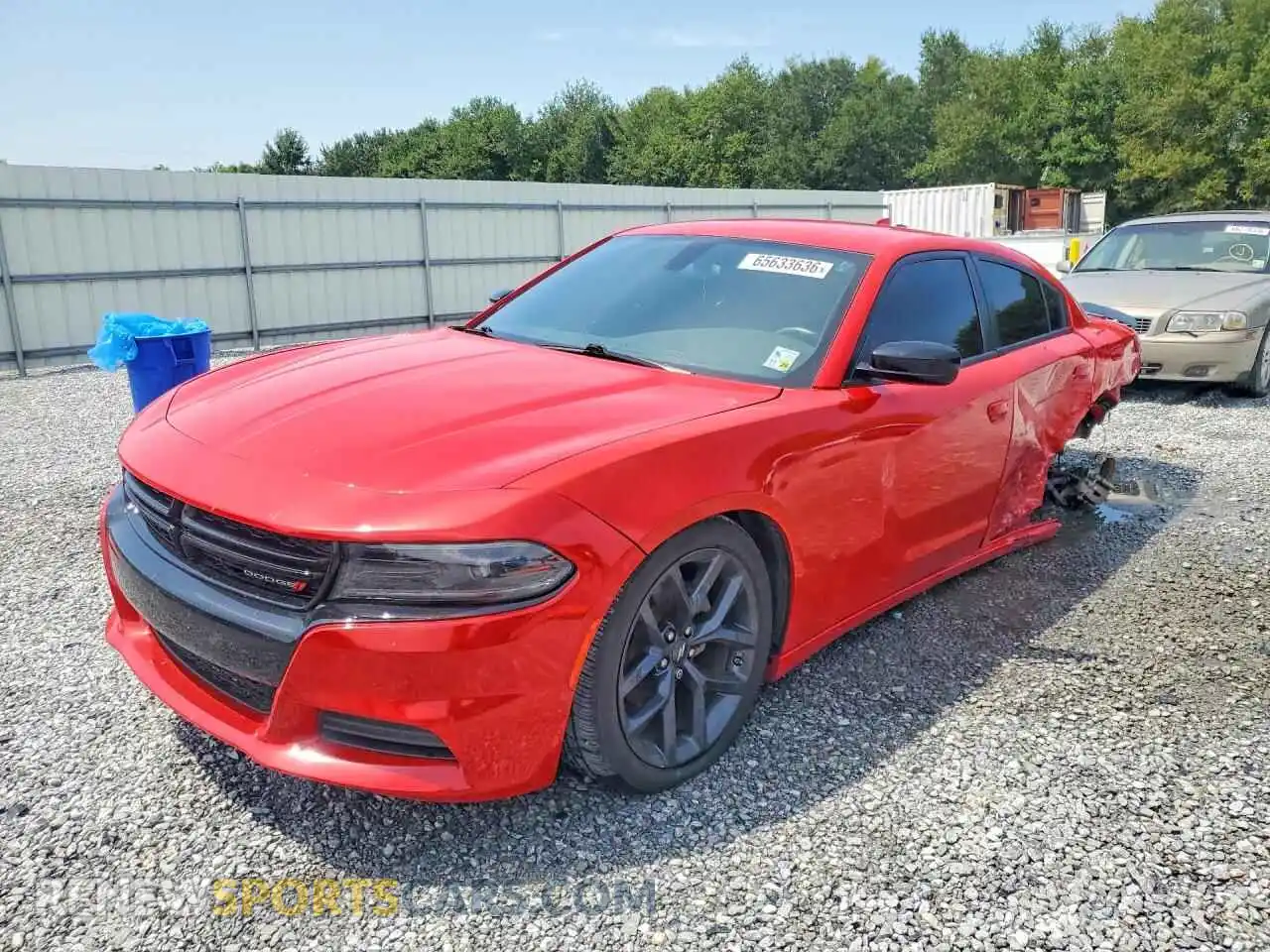 1 fotografías del automóvil dañado 2C3CDXBG7PH612579 DODGE CHARGER 2023