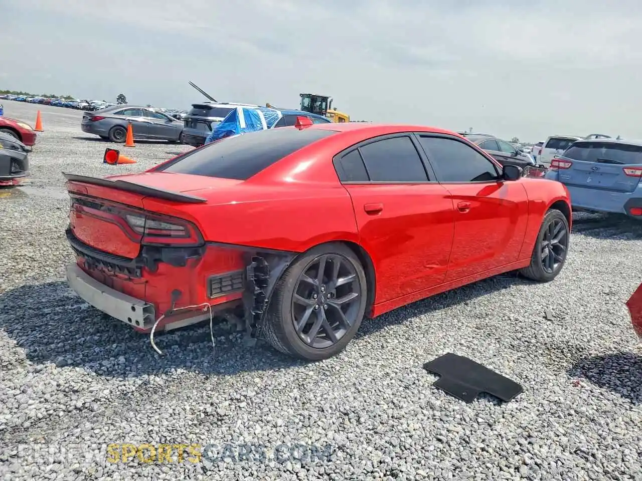 3 fotografías del automóvil dañado 2C3CDXBG7PH612579 DODGE CHARGER 2023