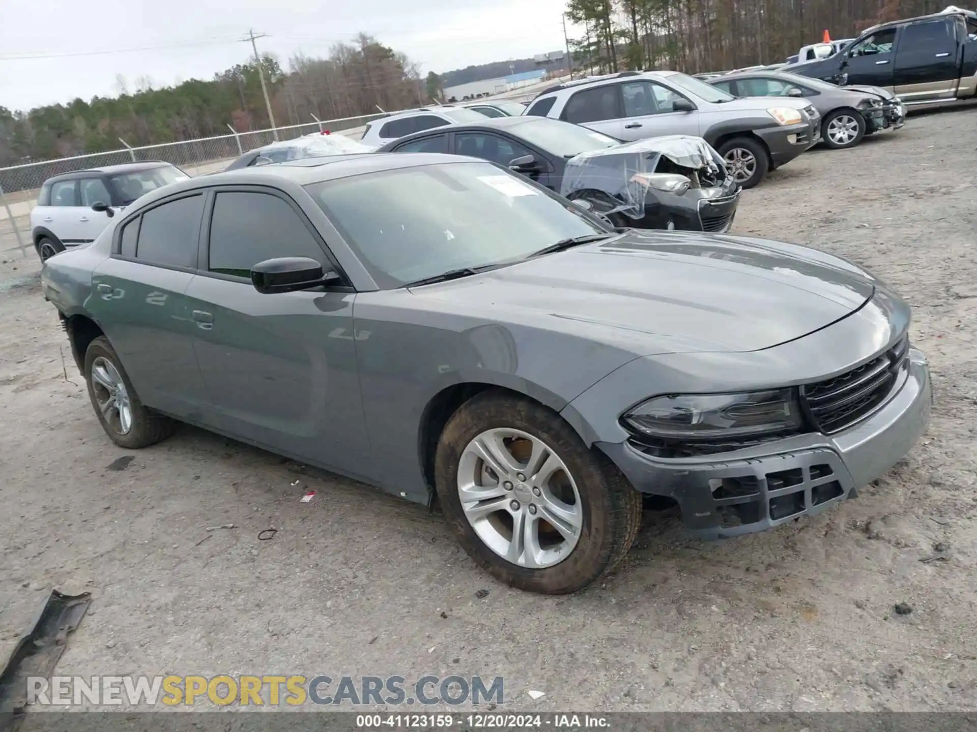 1 Photograph of a damaged car 2C3CDXBG7PH656324 DODGE CHARGER 2023