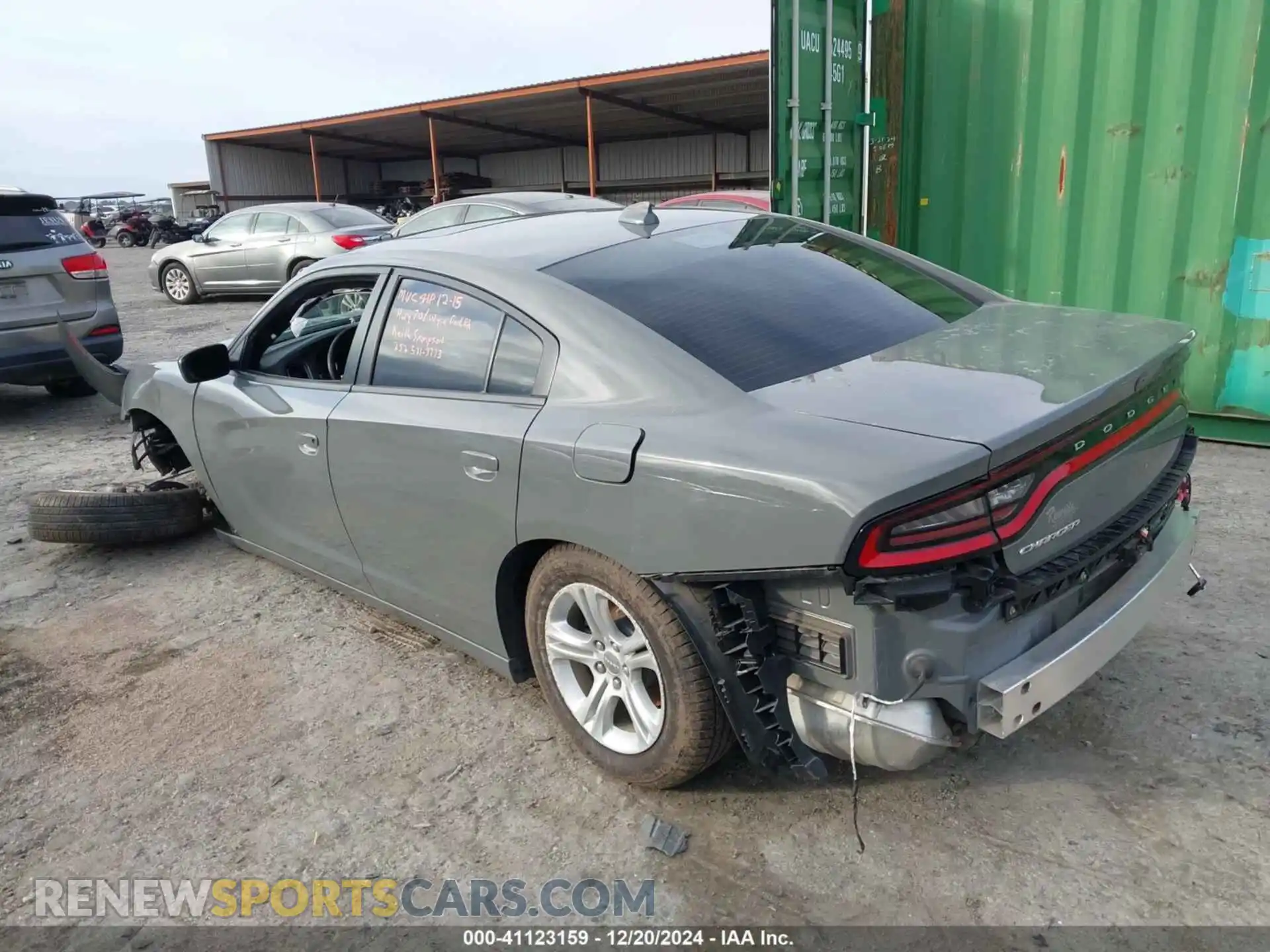 3 Photograph of a damaged car 2C3CDXBG7PH656324 DODGE CHARGER 2023
