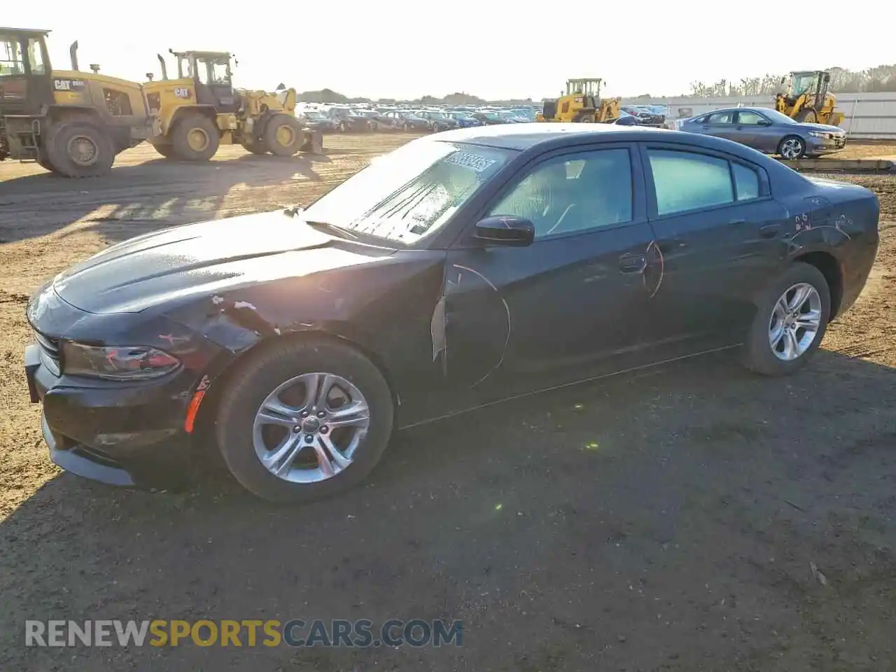 1 Photograph of a damaged car 2C3CDXBG7PH659675 DODGE CHARGER 2023
