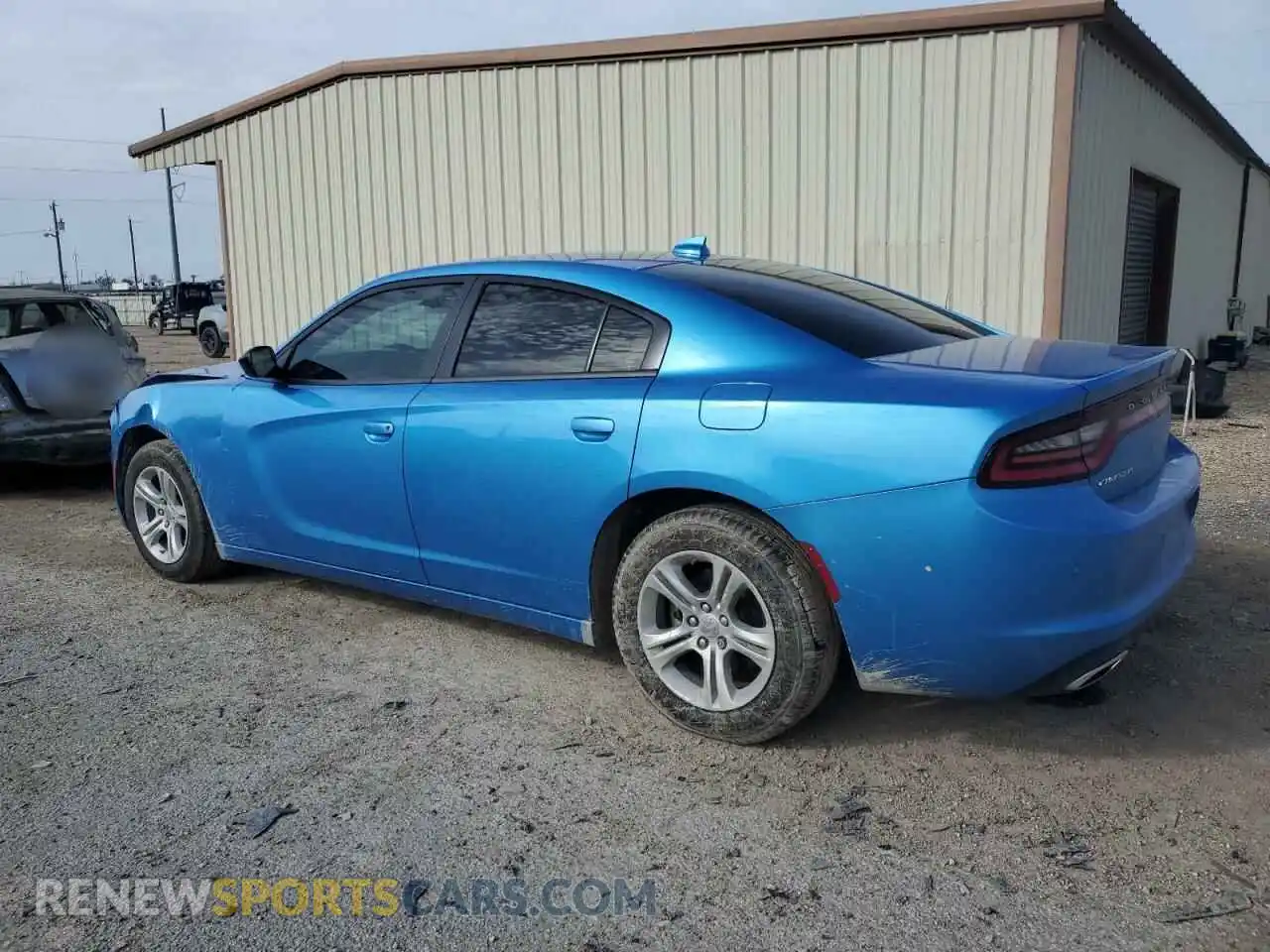 2 Photograph of a damaged car 2C3CDXBG7PH674418 DODGE CHARGER 2023