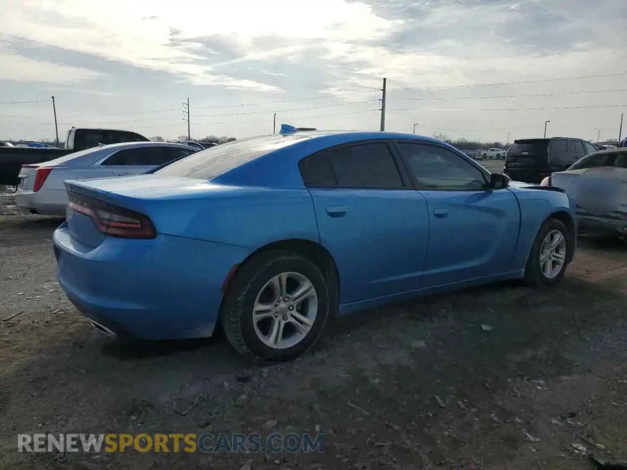 3 Photograph of a damaged car 2C3CDXBG7PH674418 DODGE CHARGER 2023