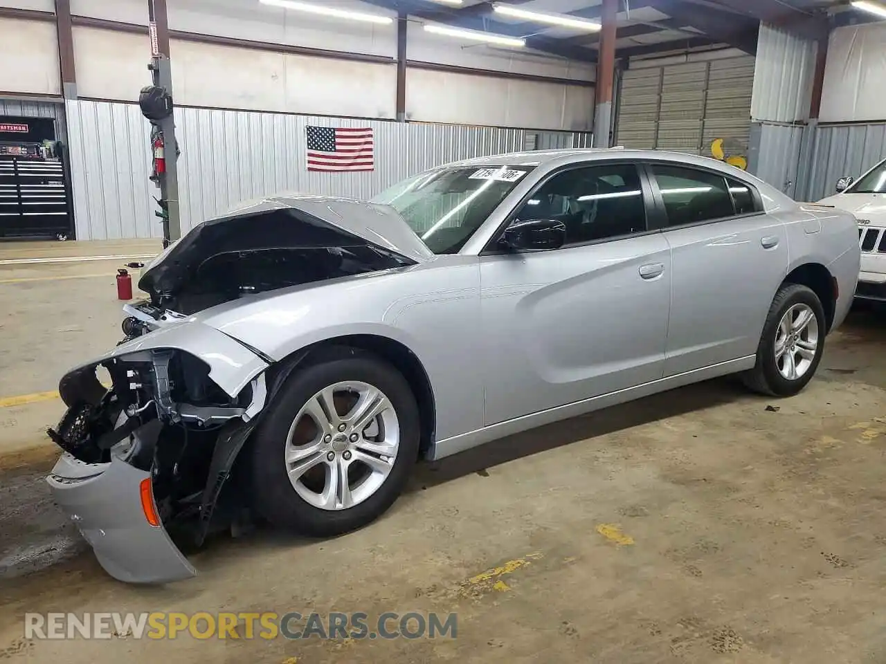 1 fotografías del automóvil dañado 2C3CDXBG7PH698363 DODGE CHARGER 2023