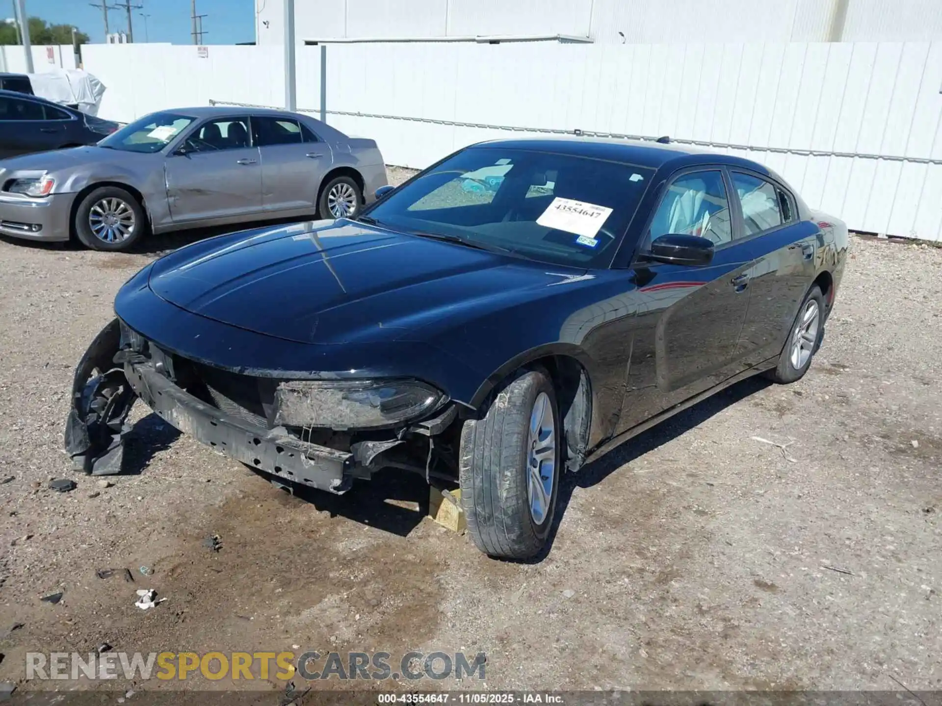 2 Photograph of a damaged car 2C3CDXBG7PH702606 DODGE CHARGER 2023