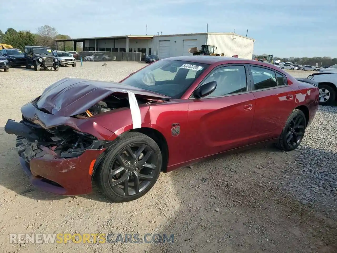 1 Photograph of a damaged car 2C3CDXBG8PH551047 DODGE CHARGER 2023