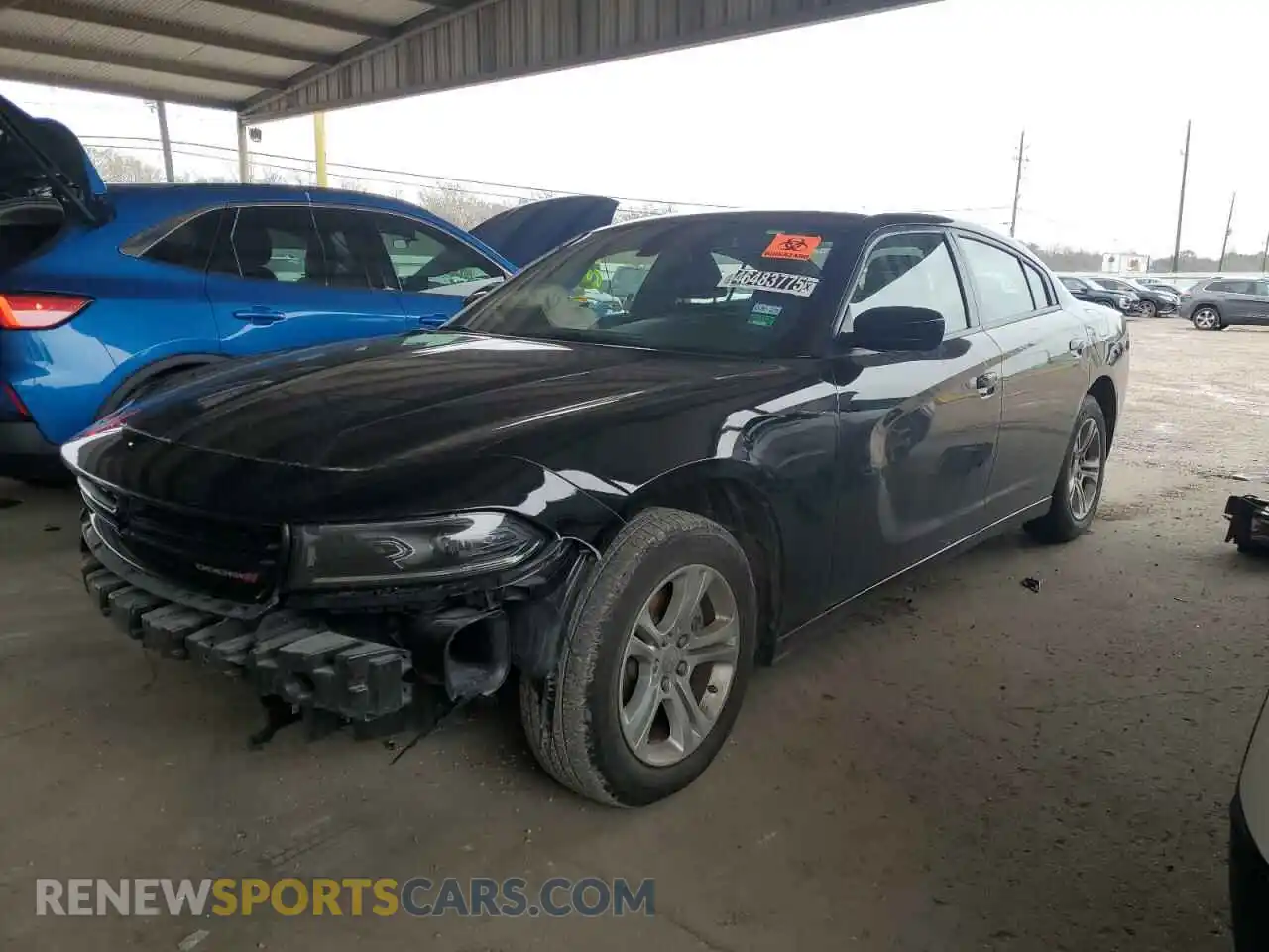 1 fotografías del automóvil dañado 2C3CDXBG8PH564431 DODGE CHARGER 2023