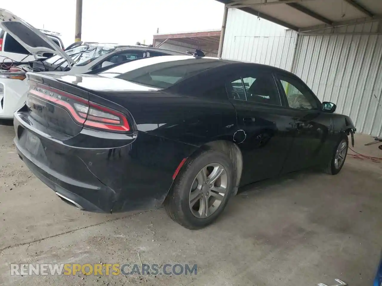 3 fotografías del automóvil dañado 2C3CDXBG8PH564431 DODGE CHARGER 2023