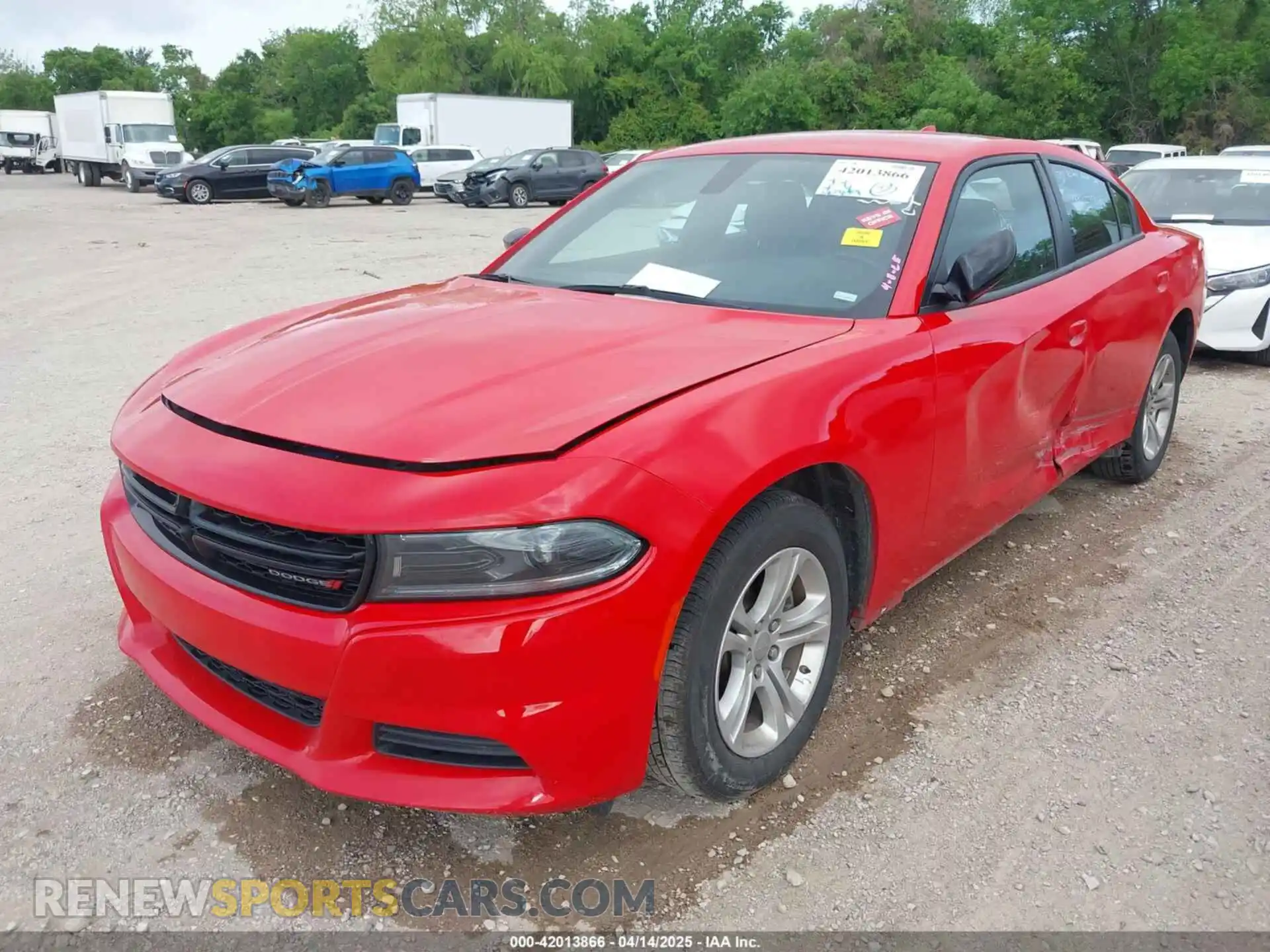 2 Photograph of a damaged car 2C3CDXBG8PH591628 DODGE CHARGER 2023